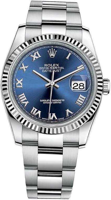 rolex blaues zifferblatt goldenes band|Rolex datejust edelstahl.